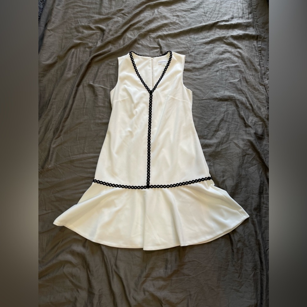 Calvin Klein cream dress Size 8